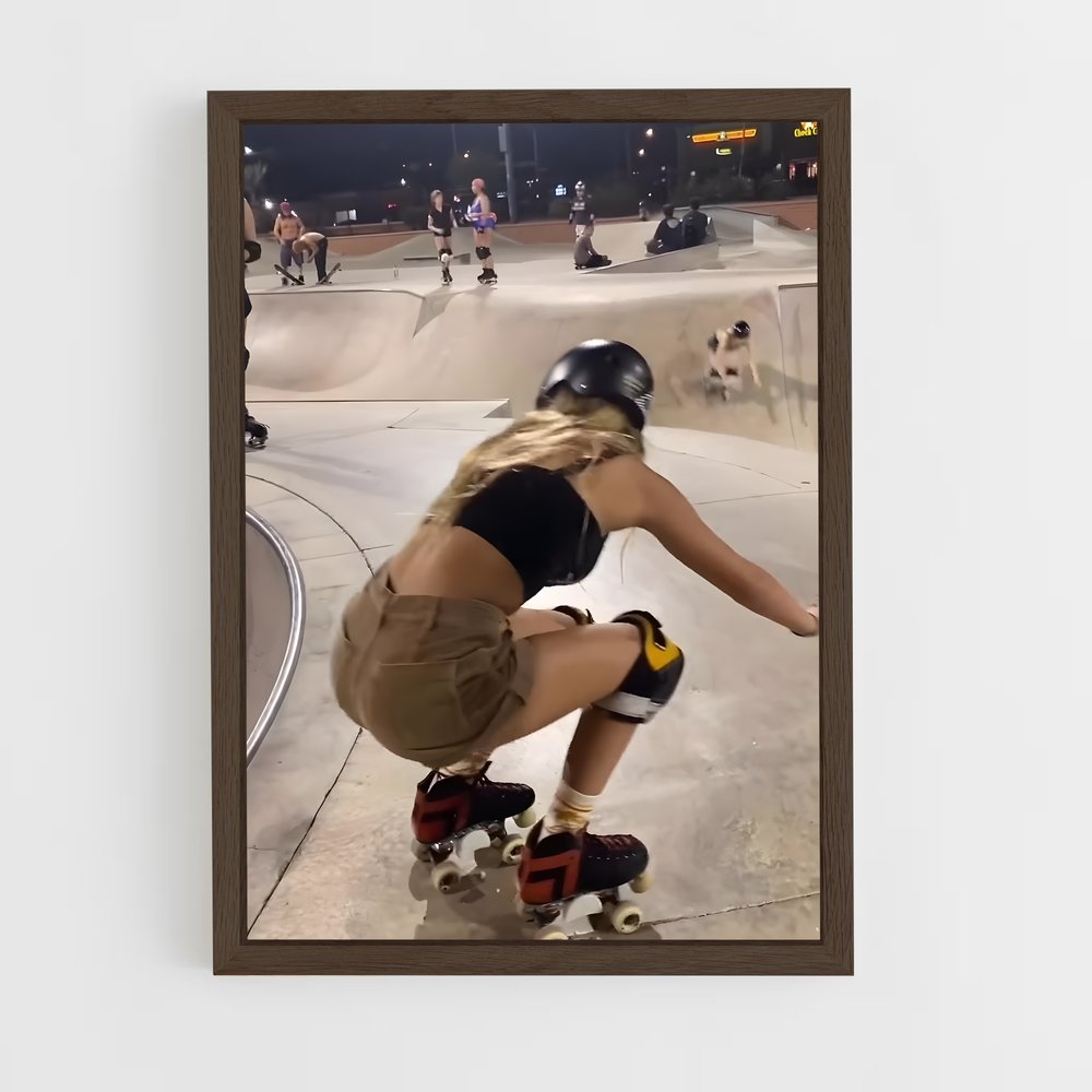 Poster Skater Girl Rising – affiche Roller (vue 5)